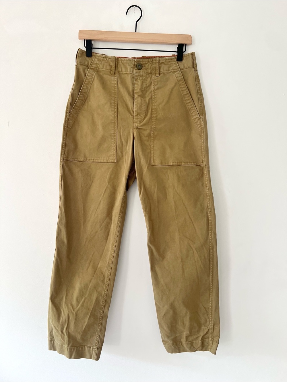 Alex Mill field chino pants cotton military OG-107 workwear khaki 29